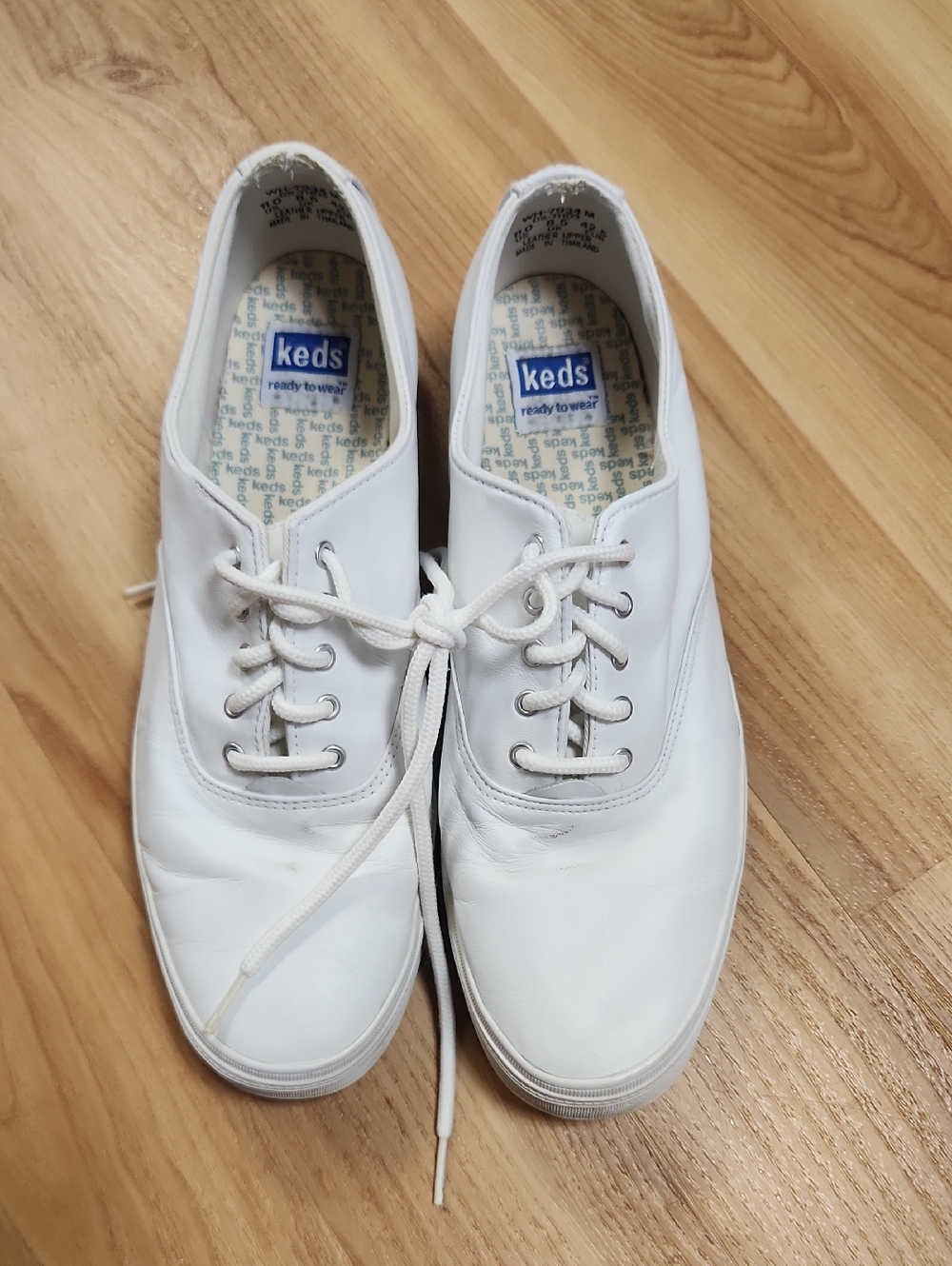 Keds White Low-Top Canvas Sneakers Sz. 11